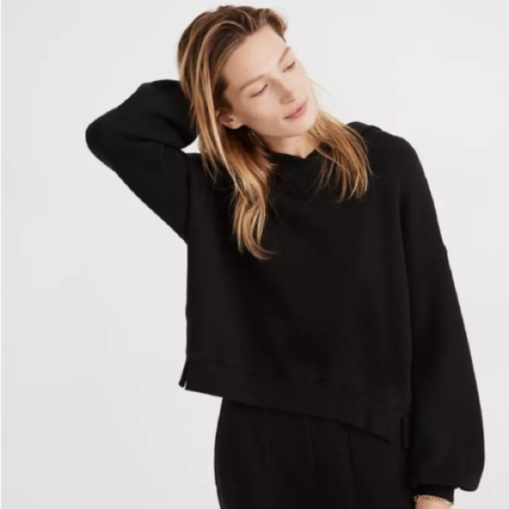 Madewell MWL Airyterry Hoodie Sweatshirt